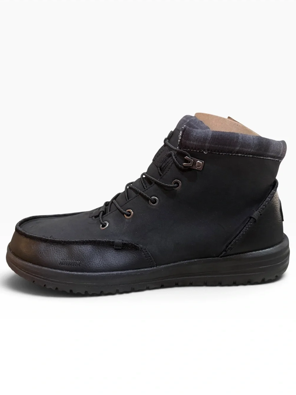 Hey Dude Bradley Classic Boots Men’s 13 Black Water Repellent NWT